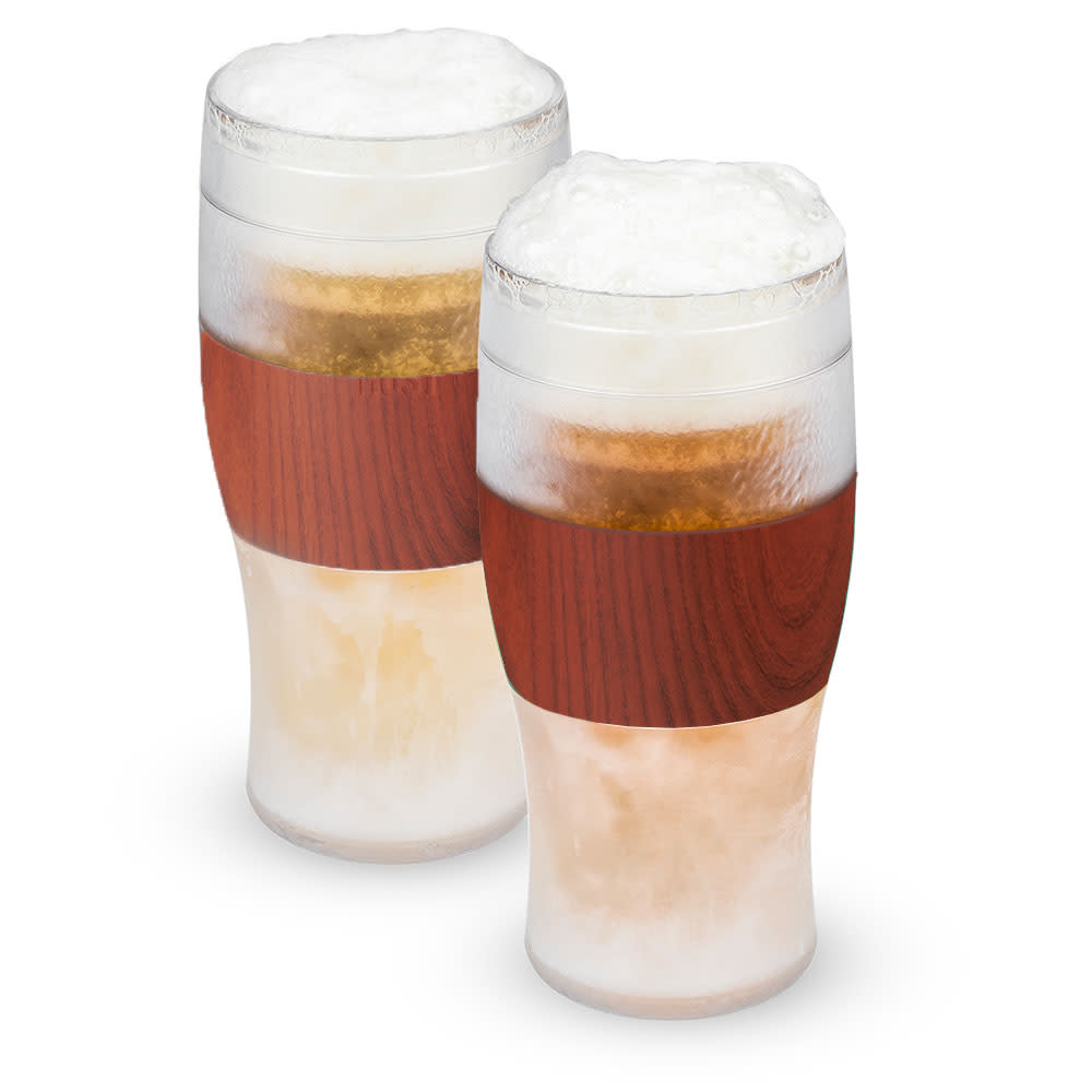 NO MORE WARM BEER. KEEP YOUR BREWS ICE COLD - Keep beer cold longer! Enjoy your favorite pilsner, IPA, stout, cider and more in this chilled beer pint. If it would be good out of a frosty mug, it's even better out of a Host Freeze Cooling Pint Glass.