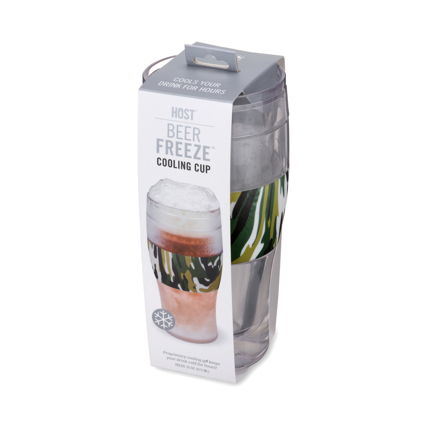 Beer FREEZEâ„¢ in Green Camo, Set of 1