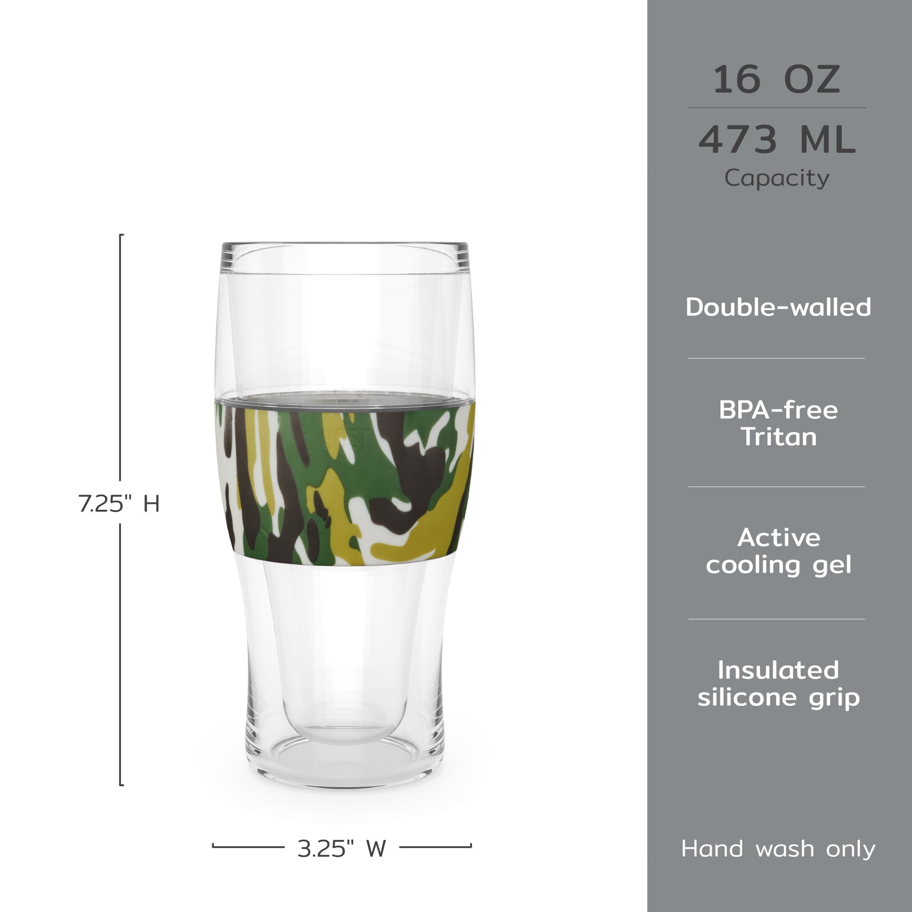 Beer FREEZEâ„¢ in Green Camo, Set of 1