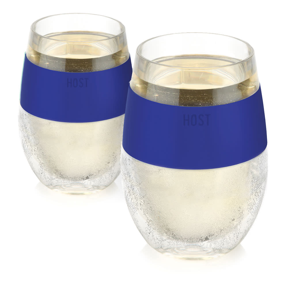 PERFECT FOR ALL WINES Achieving the ideal serving temperature for every wine is possible with this set of stemless wine glasses. Each wine tumbler maintains wine’s temperature better than a normal wine glass
