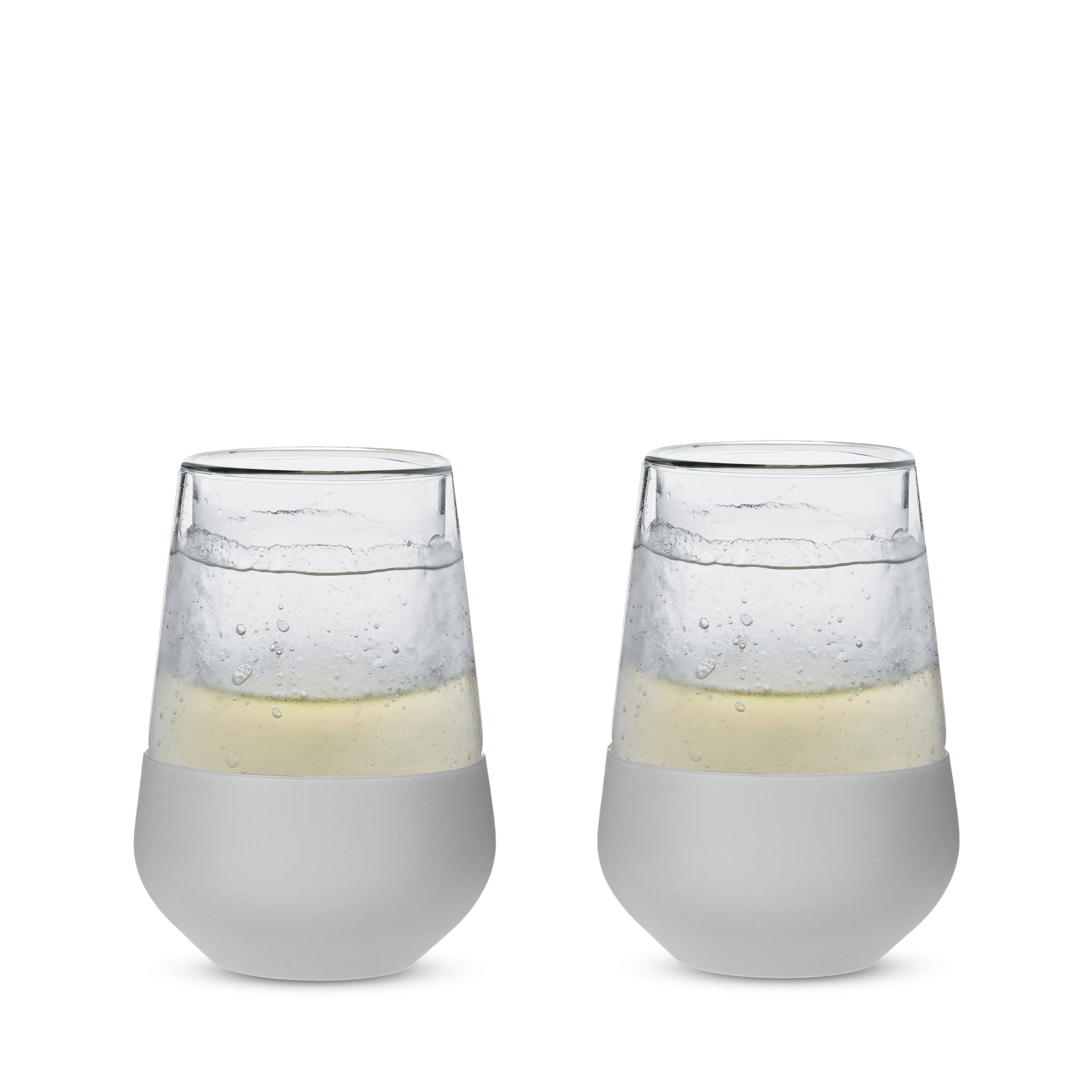REAL GLASS WINE TUMBLERS: These insulated wine tumblers are constructed out of real glass, combining our cooling gel technology with the feel of real glass. They’re the perfect stemless wine glasses as well as a drink cooler.