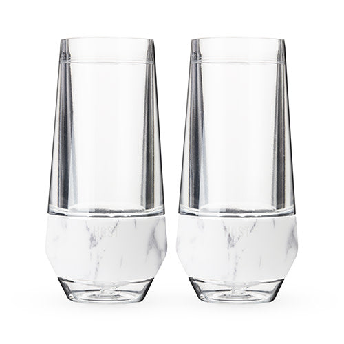 Champagne FREEZEâ„¢ in Marble, Set of 2