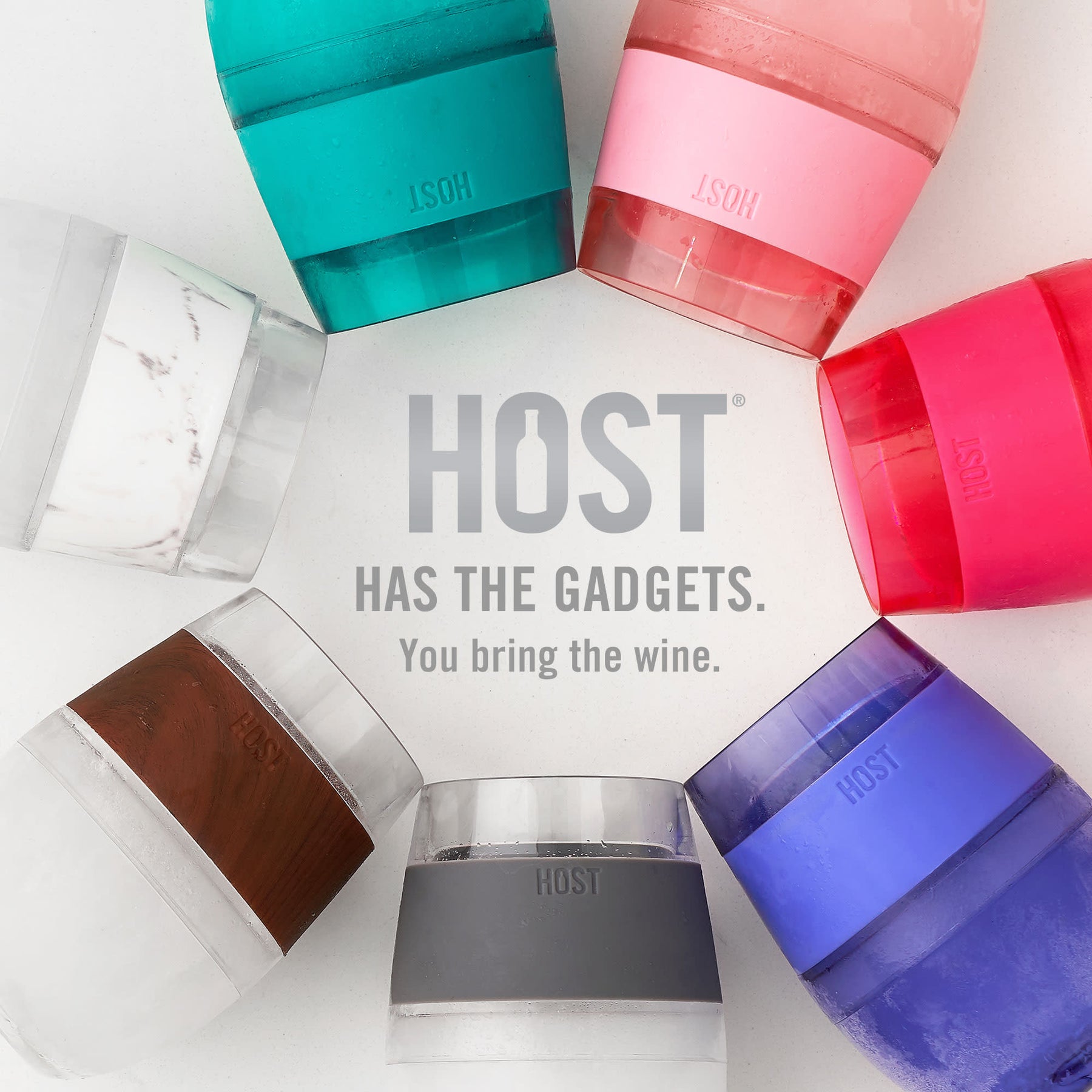 Wine FREEZE™ in Gray, Set of 2