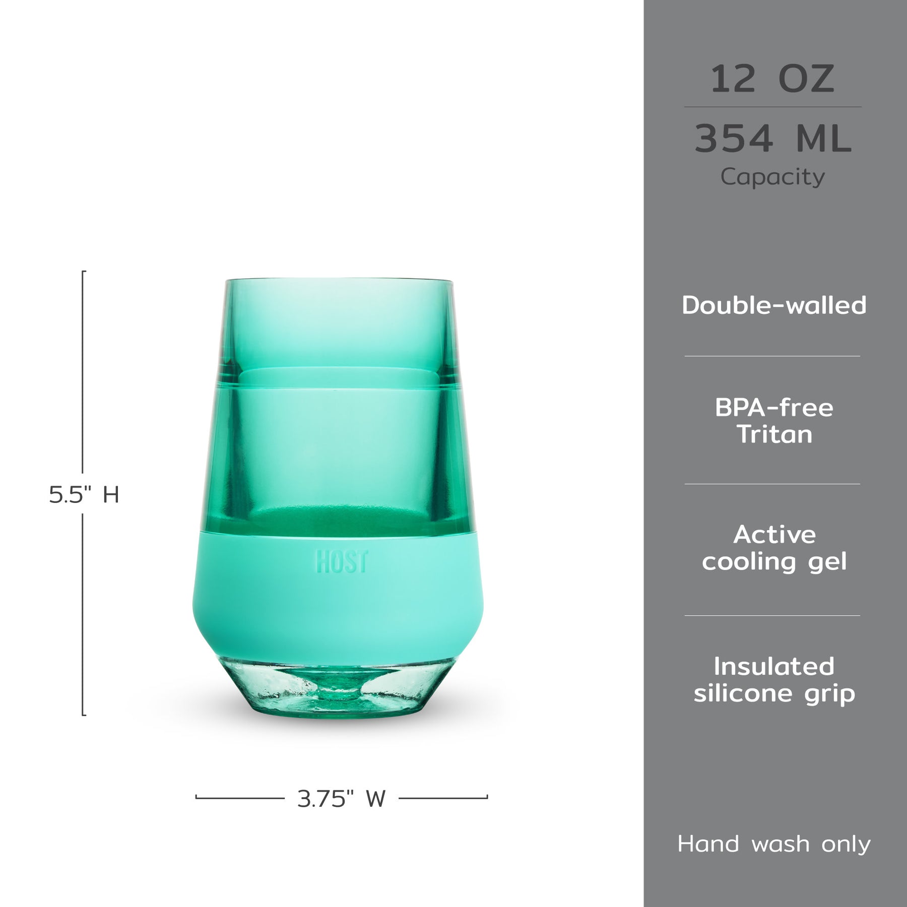 Wine FREEZEâ„¢ XL in Vivid Tinted Multicolor, Set of 4