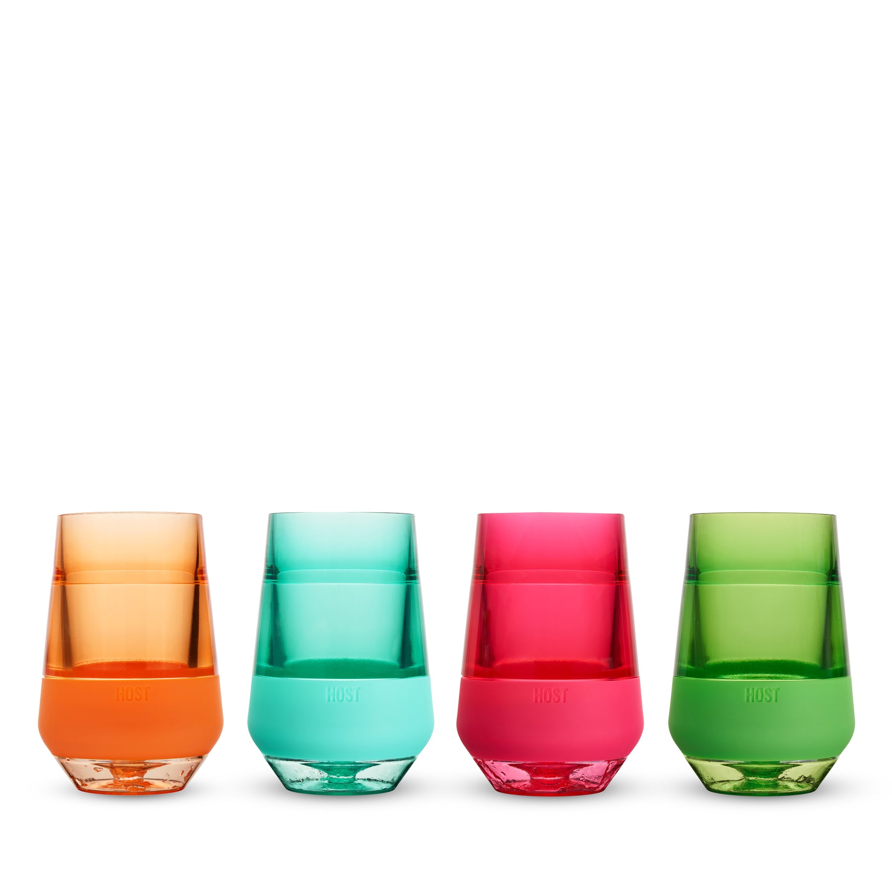 Wine FREEZEâ„¢ XL in Vivid Tinted Multicolor, Set of 4