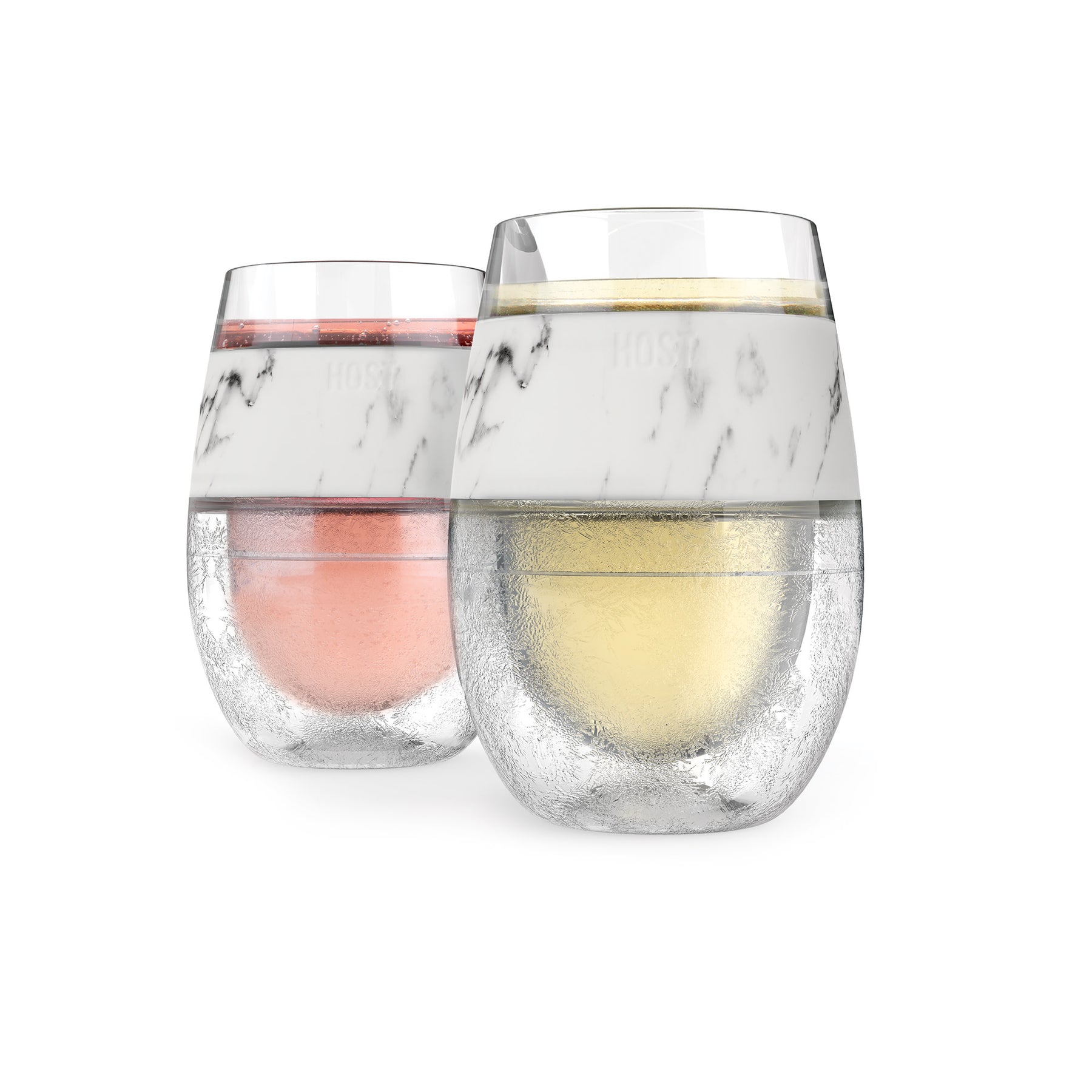 Wine FREEZEâ„¢ in Marble, Set of 2